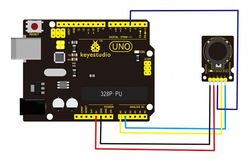 KEYESTUDIO joystick module KS0008, για Arduino KS0008