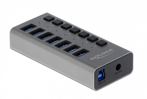 DELOCK USB hub 63669  , 7x , 5Gbps,  63669