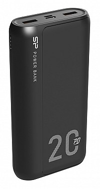 SILICON POWER power bank QS15, 20000mAh, 2x USB & USB Type-C, 3A,  SP20KMAPBKQS150K