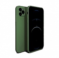 Bodycell Square Liquid Silicon Case iPhone 11 Pro Max Dark Green