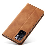 Bodycell Book Case Pu Leather Xiaomi Note 11T/Note 11s 5G/Poco M4 Pro 5G  Brown