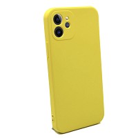 Bodycell Square Liquid Silicon Case iPhone 12 Pro  Yellow