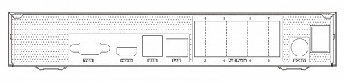 TVT NVR  TD-3108B1-8P, H.265, 8  PoE TD-3108B1-8P