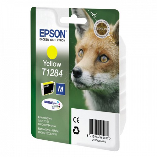 Epson Μελάνι Inkjet T1284 Yellow (C13T12844012) (EPST128440)