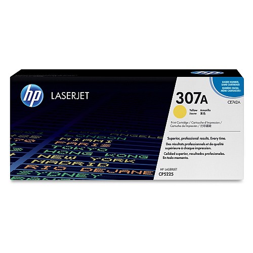 HP LaserJet CP5225 Yellow Toner (CE742A) (HPCE742A)