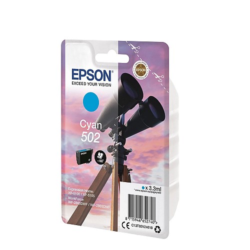 Epson  Inkjet 502 Cyan (C13T02V24010) (EPST02V240)