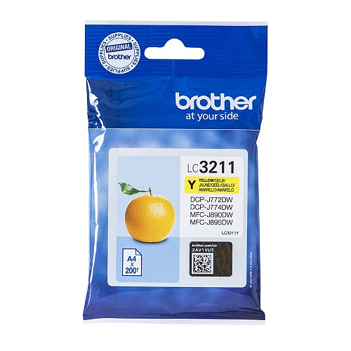 Brother  Inkjet LC-3211Y Yellow (LC-3211Y) (BRO-LC-3211Y)