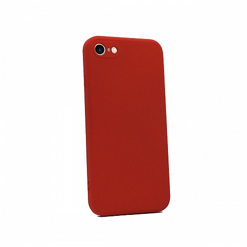 Bodycell Square Liquid Silicon Case iPhone 7/8/SE Red