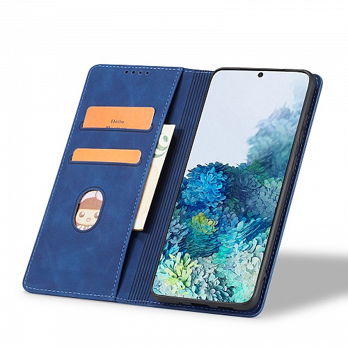 Bodycell Book Case Pu Leather iPhone 13 Pro  Blue