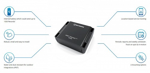 TELTONIKA asset tracker TAT100, GSM/GPRS/GNSS, Bluetooth, 2200mAh, IP67 TAT100TSBAB0