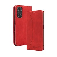 Bodycell Book Case Pu Leather Xiaomi Note 11/11s 4G Red