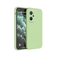 Bodycell Square Liquid Silicon Case Realme 9i 4G Light Green