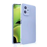 Bodycell Square Liquid Silicon Case Realme GT Neo 2 5G/GT2 5G Light Blue