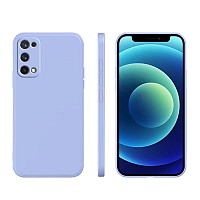 Bodycell Square Liquid Silicon Case Realme X7 5G/Q2 Pro 5G Light Blue