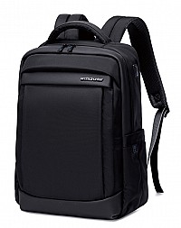 ARCTIC HUNTER τσάντα πλάτης B00478 με θήκη laptop 15.6, 18L, μαύρη B00478-BK