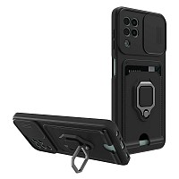 Bodycell Multifunction Case Με Κορδονι Samsung A22 4G/M32 Black