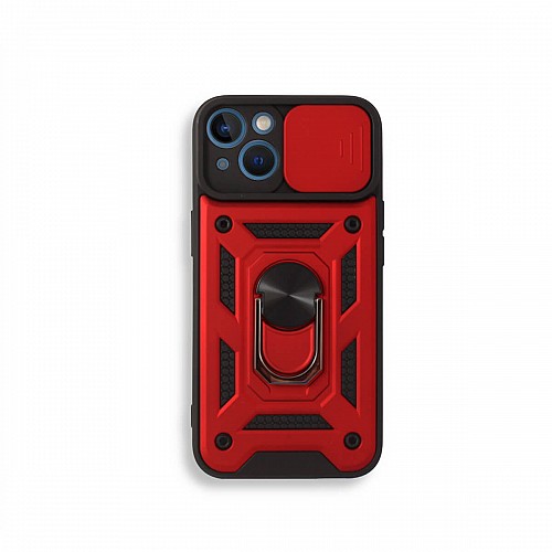 Bodycell Armor Slide Cover Case iPhone 13 Mini Red