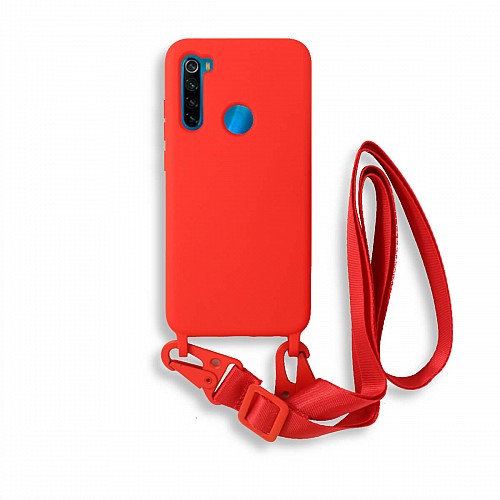 Bodycell Silicon Case   Xiaomi Note 8  Red