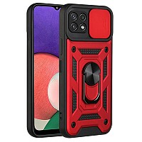 Bodycell Armor Slide Cover Case Samsung A22 5G Red