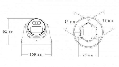 LONGSE   CMSAHTC200FPEW, 2.8mm, 1/3 CMOS, 5MP, LED 25m CMSAHTC200FPEW