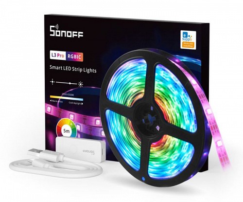 SONOFF smart LED  L3 Pro, RGBIC, , Wi-Fi & BT, 5m L3-5M-P