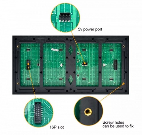 KEYESTUDIO LED panel module P10 KT0182 για Arduino, 16x32cm, κόκκινο KT0182