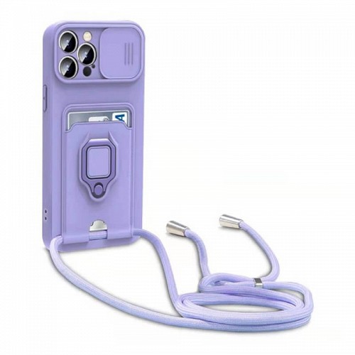 Bodycell Multifunction Case   iPhone 14 Pro  Purple