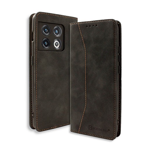 Bodycell Book Case Pu Leather Oneplus 10 Pro 5G Black