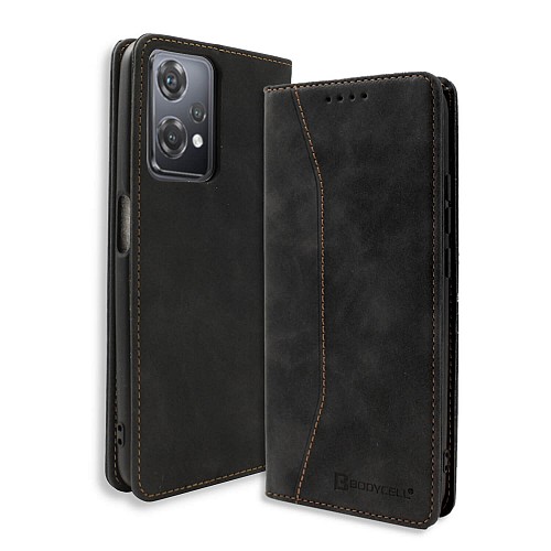 Bodycell Book Case Pu Leather Oneplus Nord CE 2 Lite 5G Black