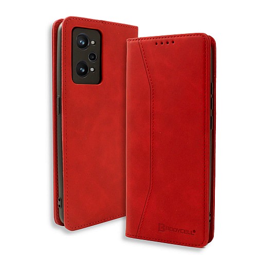 Bodycell Book Case Pu Leather Realme GT Neo 3T 5G Red