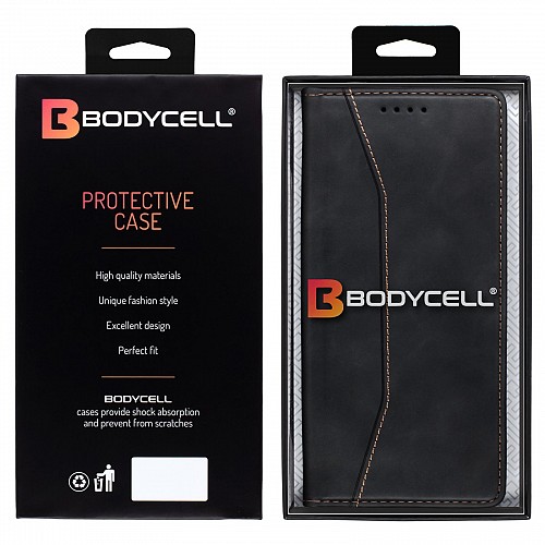 Bodycell Book Case Pu Leather Realme C30 Black