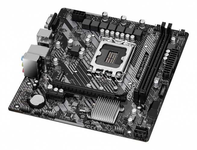 ASROCK  H610M-HVS/M.2 R2.0, 2x DDR4, s1700, USB 3.2 Gen1, mATX H610M-HVS-M.2