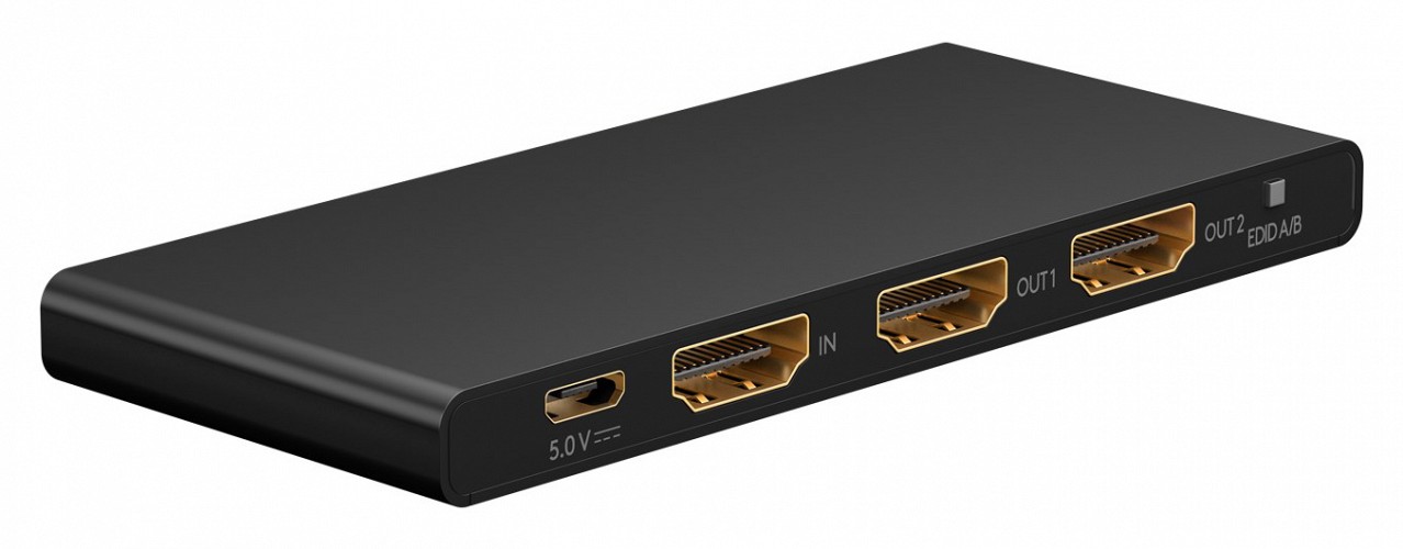 GOOBAY HDMI splitter 58481, 1-in  2-out, 4K/60Hz,  58481