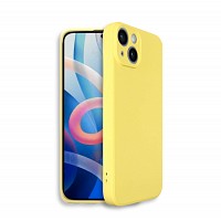 Bodycell Square Liquid Silicon Case iPhone 14 Plus Yellow