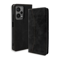 Bodycell Book Case Pu Leather Xiaomi Note 12 Pro 5G Black