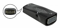 DELOCK  HDMI  VGA 66560,  audio, 1080p/60Hz,  66560