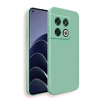 Bodycell Square Liquid Silicon Case Oneplus 10 Pro 5G Light Green