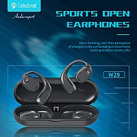 CELEBRAT earphones    W29, Open Wearable Stereo,  W29-BK