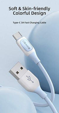 USAMS  USB-C  USB US-SJ596, 15W, 1m,  SJ596USB02