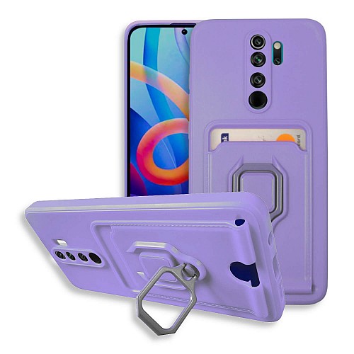 Bodycell Multifunction Case   Xiaomi Note 8 Pro Purple