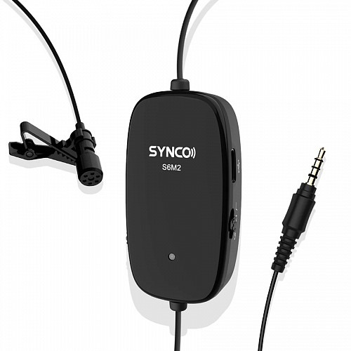 SYNCO  Lav-S6M2, clip-on, omnidirectional, 3.5mm, 400mAh,  SY-S6M2