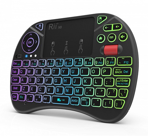 RIITEK   Mini X8  touchpad, RGB backlit, 2.4GHz RT-MINIX8