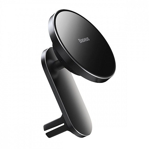 Baseus Car Mount with Magnet and Wireless Charging Big Energy Black (WXJN-01) (BASWXJN-01)