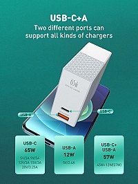 LDNIO   A2620C  , USB & USB-C, 65W PD,  6933138691137