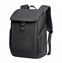 ARCTIC HUNTER τσάντα πλάτης B00558 με θήκη laptop 15.6, 24L, USB, μαύρη B00558-BK