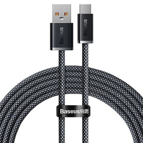 Baseus Cable USB to USB-C Baseus Dynamic Series, 100W, 2m Black (CALD000716) (BASCALD000716)