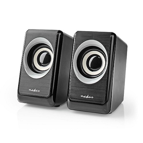 Nedis PC Speaker 2.0 18 W USB Powered (CSPR20020BK) (NEDCSPR20020BK)