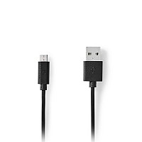  USB High-Speed A . - USB Micro-B ., 0.50m NEDIS CCGL60500BK05