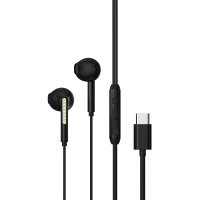 DEVIA wired earphones Kintone A1 Digital USB-C (Type-C) HANDS FREE Black