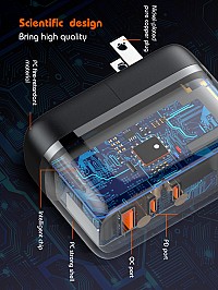 LDNIO   Q366  , USB/2x USB-C, 65W, GaN,  6933138601075